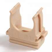 Крепёж-клипса для труб АБС-пластик сосна D16 (100 шт) (PR13.0048) Крепление для труб ПВХ