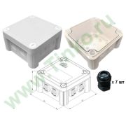 КМ-1212(П)-IP66(П6-12) Коробка монтажная