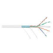 Кабель NIKOLAN F/UTP 4 пары, Кат.6 (Класс E), тест по ISO/IEC, 250МГц, одножильный, BC (чистая медь), 23AWG (0,57мм), внутренний, LSZH нг(А)-HFLTx