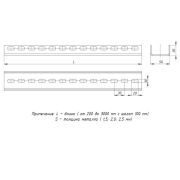 Профиль П-образный L300 2.5мм EKF pp300-2.5
