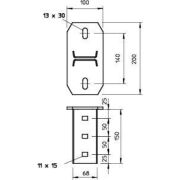 Комплект траверса продольная KI 8 NOK FT OBO 6347061