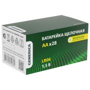 Батарейка Alkaline LR06/AA GENERICA (28 шт) (ABT-LR06-ST-B28-G) Батарейка щелочная