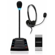 Дуплексное переговорное устройство «клиент-кассир» STELBERRY S-402 с гарнитурой и аудиовыходом