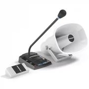 Комплект переговорного устройства «клиент-кассир» STELBERRY S-515 с рупором