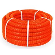 Труба ПНД лёгкая безгалогенная (HF) оранжевая с/з D32 (PR.023261) Труба гофрированная