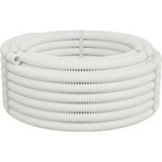 Труба HFFR тяжелая D16, белая (21116HFR-W) Труба гофрированная, с зондом, не распространяющая горение, без галогена