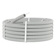 Труба HFFR тяжелая D50, серая (21150HF-GR) Труба гофрированная, с зондом, не распространяющая горение, без галогена