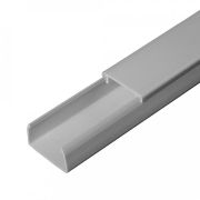 Короб 25х16 (Промрукав) (PR03.0072) Кабель-канал с двойным замком серый 25х16