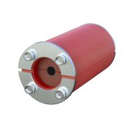 Проходка круглая, нержавеющая, D31х40 мм для кабелей D4-17 мм (DXF3112) Проходка круглая, нержавеющая