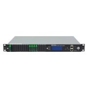 Оптический усилитель VERMAX для сетей КТВ, 2 входа, 8*17dBm выход, RT1, 1U