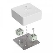 Коробка огнестойкая 75х75х30 (латунь) (40-0450-FR6.0-4-Е60) Коробка огнестойкая для открытой установки