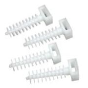 Держатель хомутов для установки в отверстиях D8 мм 37х13мм (100 шт) (47214) Держатель хомутов