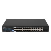 Неуправляемый 24 портовый PoE коммутатор PUS-2C24L-360R с возможностью установки в стойку
