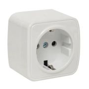 Минск Розетка 1-местная ОП 16А (EGR16-028-10) Розетка 1-местная ОП 16А