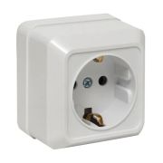 Рим Розетка 1-местная 16А (ENR16-028-10) Розетка 1-местная 16А