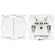 Стокгольм Механизм Выключателя 2-кл. 10А (EYV10-123-20) Механизм Выключателя 2-кл. 10А