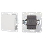 Переключатель 1-клавиша, перекрестный, белый LK60 (860604-1) Переключатель