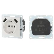 Розетка с з/к + 2xUSB разъема, 2А, белый LK60 (868004-1) Розетка