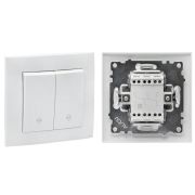 Валенсия выключатель 2-кл. 10А (EWV10-027-10) Выключатель 2-кл. 10А