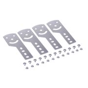 Пластина крепежная GSV H80 (4шт) в комплекте с крепежными элементами для монтажа цинк-ламель DKC 300