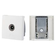 Розетка TV оконечная, белый LK45 (852104) Розетка TV