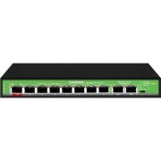 DSP208F-2F-T120 DSP208F-2F-T120 V1 (L2) 10х100Мбит/с 8PoE 8PoE+ 120W Коммутатор с питанием по PoE