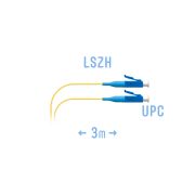 Шнур монтажный оптический B-Optix LC/UPC SM G.657.A1 3 метра