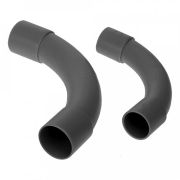 Соединитель угловой черный D20 мм (PR13.0170) Соединитель угловой