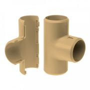 Тройник разборный сосна D20 мм (PR13.0252) Тройник