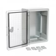 ЩМП IP65 Корпус пластиковый с монтажной панелью прозрачная дверь 350х250х150 (PR08.26490) Корпус пластиковый