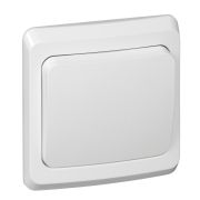 Этюд выключатель 1-клавишный в сборе, скрытой установки, белый (BC10-001B) Выключатель