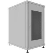 Шкаф телекоммуникационный напольный 27U 600x600мм, серия TFC (SNR-TFC-276060-GN-G) (следы монтажа)