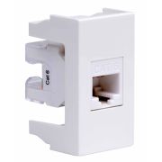 Розетка RJ-45 Viva 1 модуль кат.6A белая (45058) Розетка компьютерная экранированная с одним разъёмом