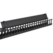 Вертикальный кабельный организатор с крышкой, 90х110мм, 48U