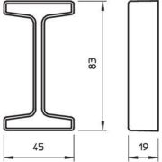 Колпачок защитный для проф. IS 8 KS OR оранж. OBO 6338519