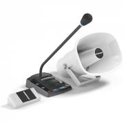 Комплект переговорного устройства «клиент-кассир» STELBERRY S-515 с рупором
