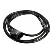 NTSS-PC13141 C13-С14 проводник.:3х0.75мм2 1м 220В 10А черный Кабель питания