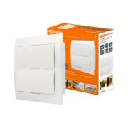 ЩРВ-П-24модуля с белой крышкой, встраиваемый, пластик IP41 TDM (SQ0904-0006) Бокс