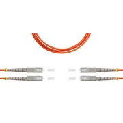 Патч-корд ВО MM(OM2), SC/UPC-SC/UPC, 3.0мм, duplex, LSZH, 2м (09-12027) Патч-корд волоконно-оптический