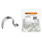 Скоба металлическая однолапковая D25-26мм (100 шт) TDM (SQ0409-0007) Скоба металлическая однолапковая