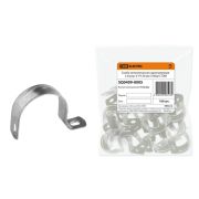 Скоба металлическая однолапковая D19-20мм (100 шт) TDM (SQ0409-0005) Скоба металлическая однолапковая