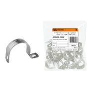 Скоба металлическая однолапковая D16-17мм (100 шт) TDM (SQ0409-0004) Скоба металлическая однолапковая