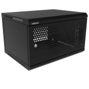 ТВС-6U-600-450-ПР-9005 (05-2065-B) Шкаф настенный телекоммуникационный