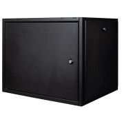 RackMann 12 U (600х450), глухая перед. дверь, глухая зад. стенка, черный Серверный шкаф настенный